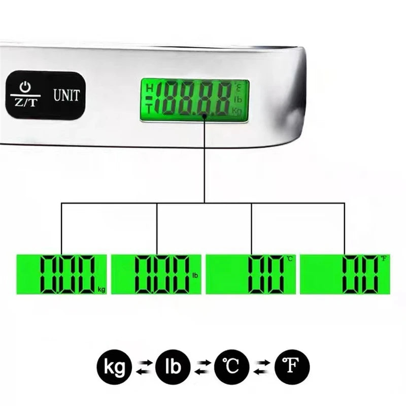 CarryLoft Digital Luggage Scale – 110 lb / 50 kg