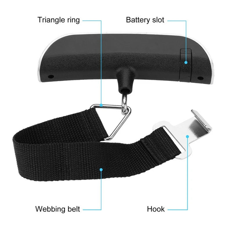 CarryLoft Digital Luggage Scale – 110 lb / 50 kg