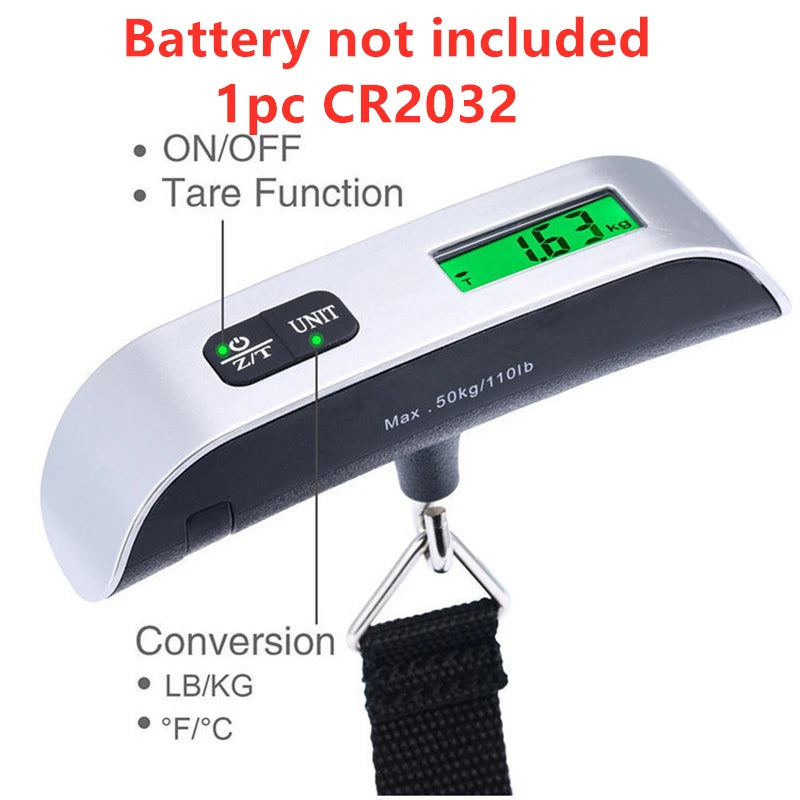 CarryLoft Digital Luggage Scale – 110 lb / 50 kg
