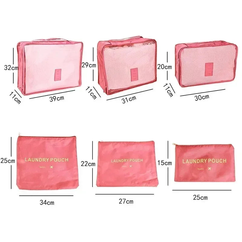 CarryLoft 6-Piece Travel Packing Cube Set